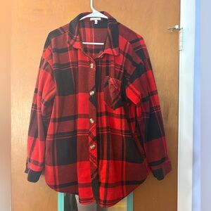 Maurice’s fleece Shacket